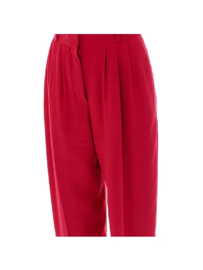 Shop Alexander Mcqueen Trousers In Pink