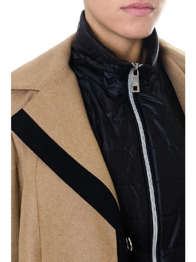 Shop Fay Wool And Cashmere Double Breast Coat In Camel