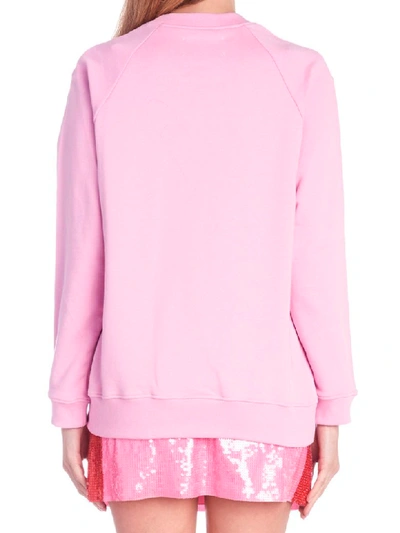 Shop Alberta Ferretti Rainbow Week Sweatshirt In Pink