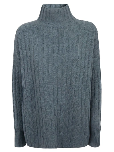 Shop Alyki Knitted Sweater In Norfolk Blue