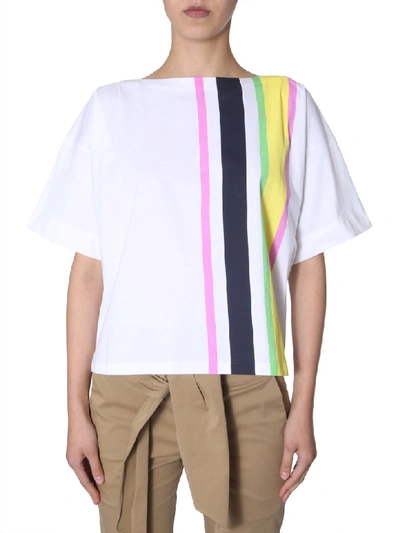 Shop Marni Cotton T-shirt In Multicolor