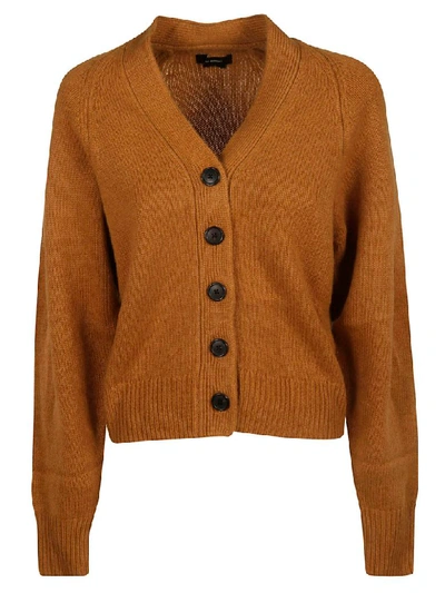 Shop Isabel Marant Cropped Length Cardigan In Brown