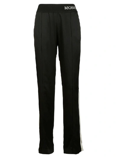 Shop Moncler Contrasting Side Trousers