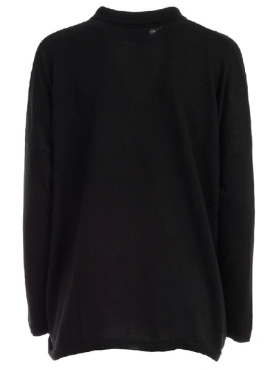 Shop Snobby Sheep Polo Over Cashmere In Black