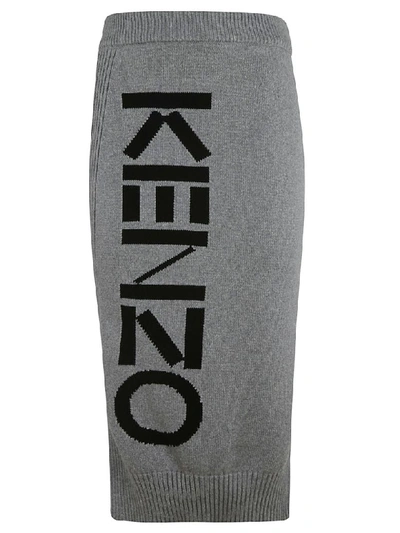 Shop Kenzo Sport Tube Skirt In Grey