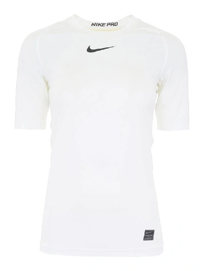 Shop Alyx Nike Logo T-shirt In White (white)