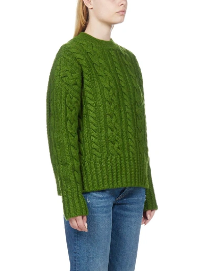 Shop Ami Alexandre Mattiussi Sweater In Green