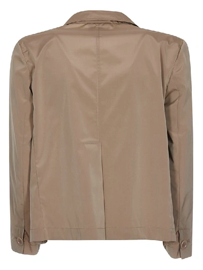 Shop Aspesi Buttoned Jacket In Brown