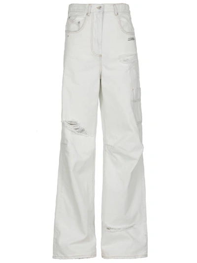 Shop Off-white Jeans Tomboy In Super Bleach
