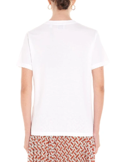 Shop Burberry Shotover T-shirt In White