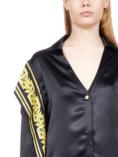 Shop Versace Shirt In Nero