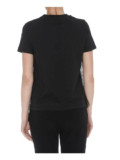 Shop Red Valentino T-shirt With Heart Detail In Black