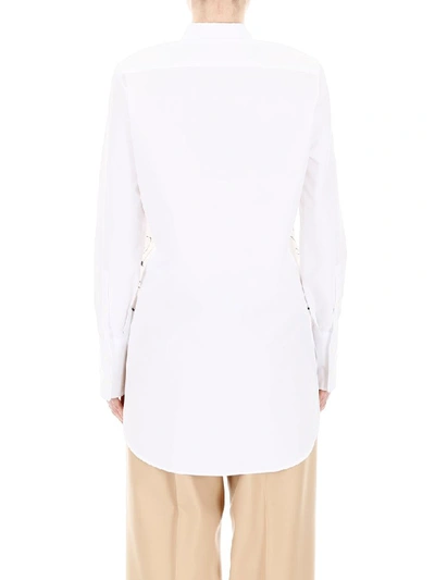 Shop Jil Sander Woman Print Shirt In White (white)