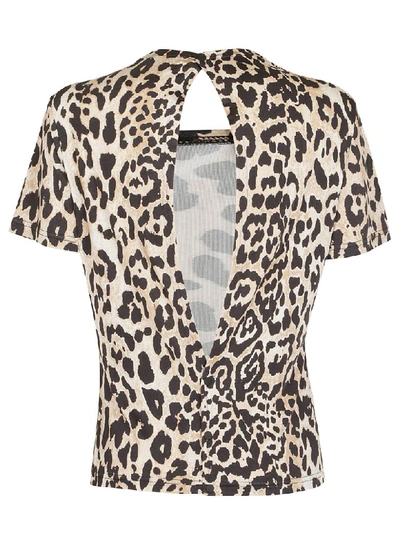 Shop Paco Rabanne Leopard Printed T-shirt