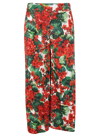 Shop Dolce & Gabbana Trousers In Multicolor