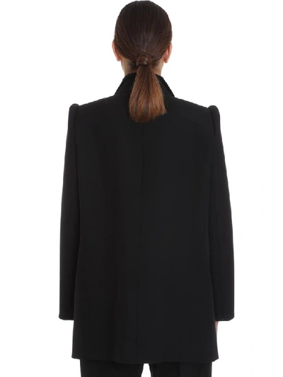 Shop Balenciaga Blazer In Black Wool