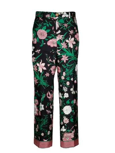 Shop Gucci Trousers In Black