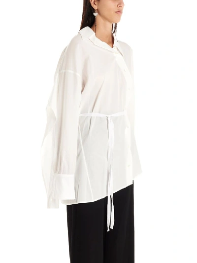Shop Ann Demeulemeester Shirt In White