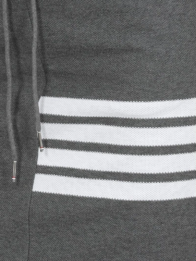 Shop Thom Browne Pique Cotton Skirt In Med Grey