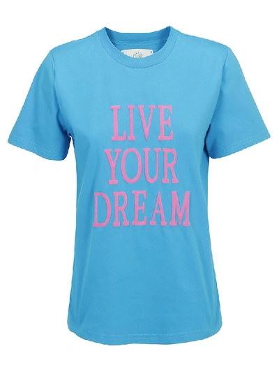 Shop Alberta Ferretti T-shirt In Blue