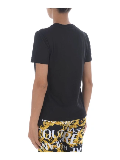 Shop Versace Jeans Couture Short Sleeve T-shirt In Nero