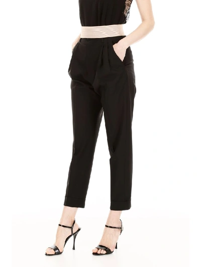 Shop Dsquared2 Wool Trousers In Black (black)