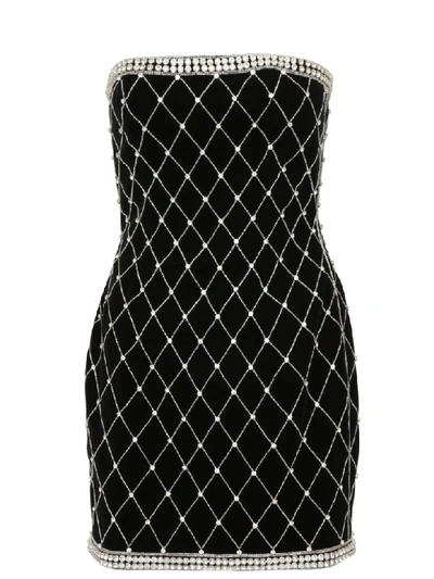 Shop Balmain Paris Dress In Black