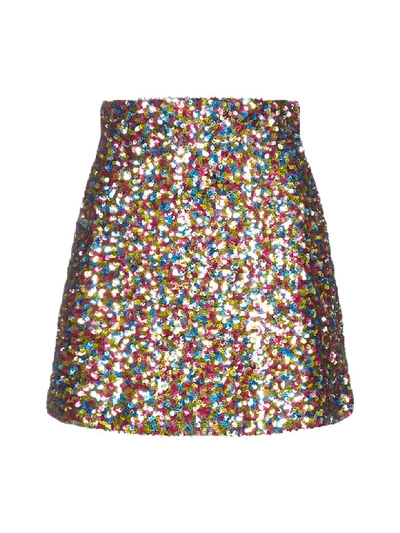 Shop Attico Skirt In Multicolor V1