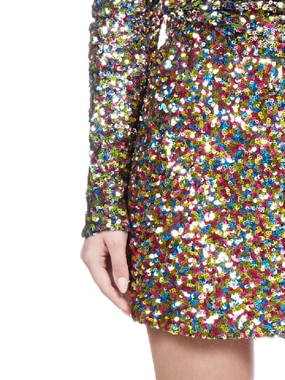 Shop Attico Skirt In Multicolor V1