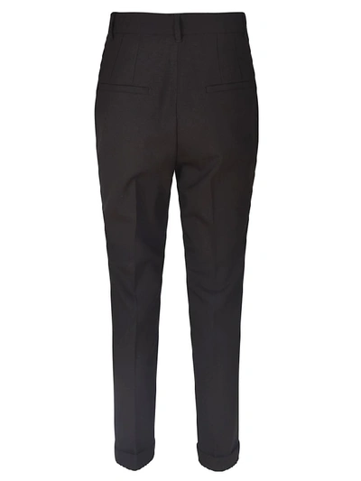 Shop Dolce & Gabbana Waist Fit Trousers In Black