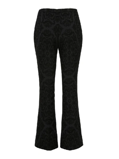 Shop Saint Laurent Trousers In Black