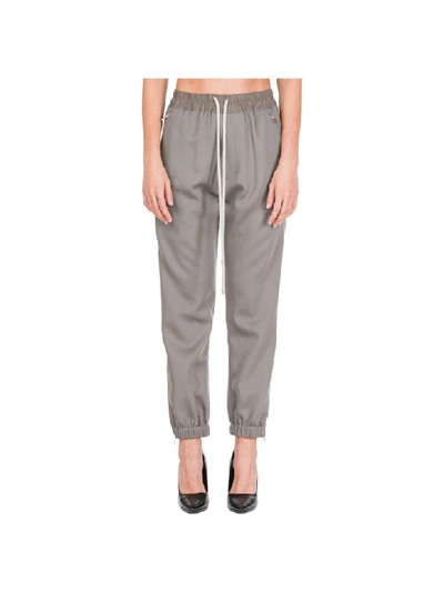 Shop Rick Owens Larry Trousers In Grigio