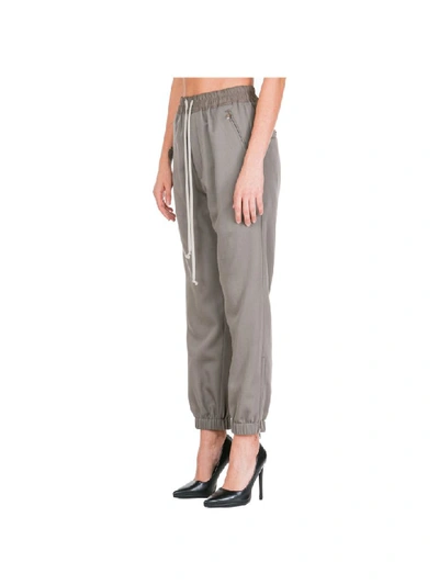 Shop Rick Owens Larry Trousers In Grigio