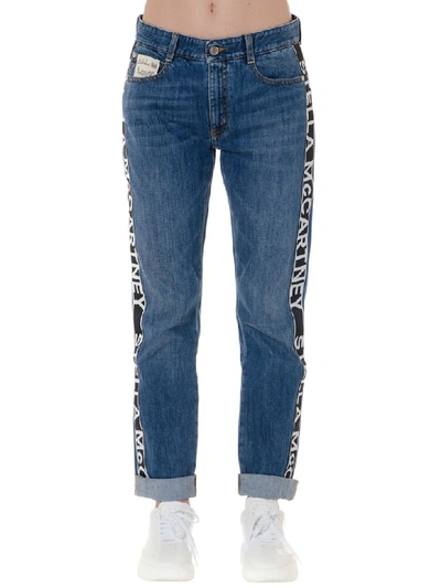 Shop Stella Mccartney Sky Blue Boyfriend Denim Jeans