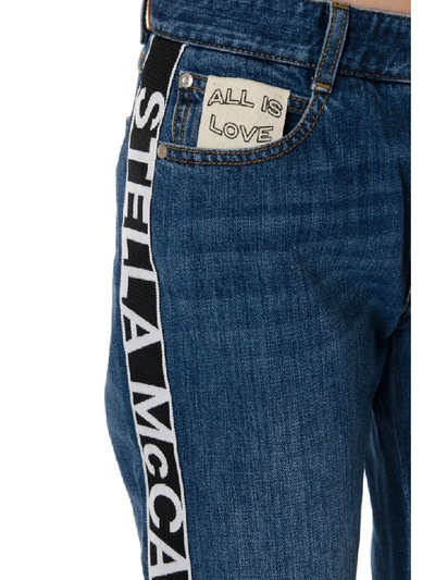 Shop Stella Mccartney Sky Blue Boyfriend Denim Jeans