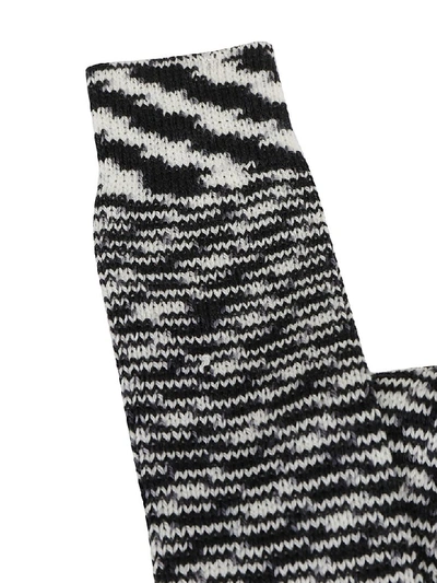 Shop Missoni Socks In White And Black