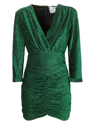 Shop In The Mood For Love Violette Dress In Metallic Green