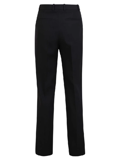 Shop Givenchy Satin Bands Trousers In Black
