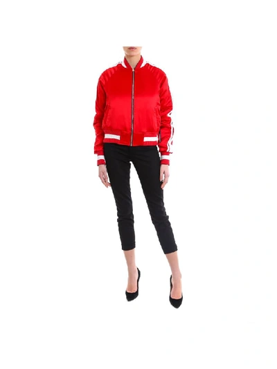 Shop Amiri Jacket In Red