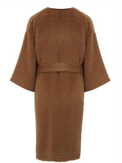 Shop Etro Coat In Beige