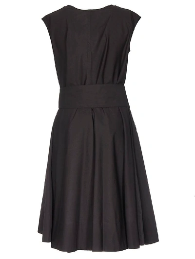 Shop Aspesi Flared Dress In Black