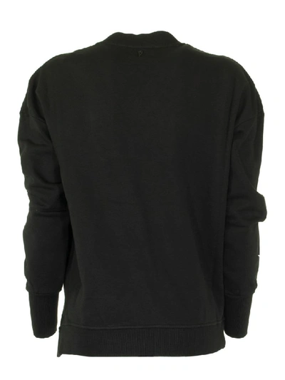 Shop Dondup Black Sweatshirt