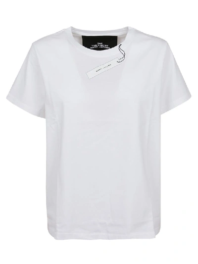 Shop Marc Jacobs The Tag Tshirt In White