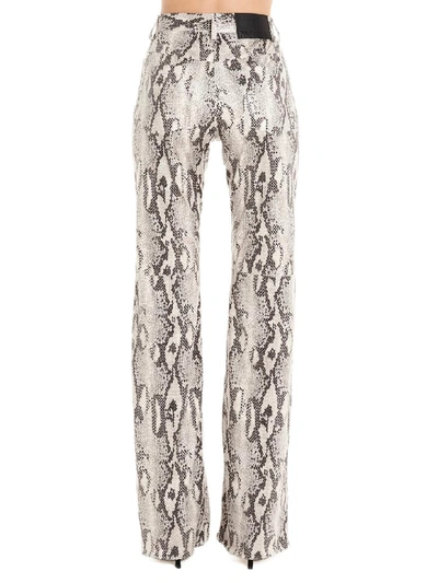 Shop Msgm Pants In Ice