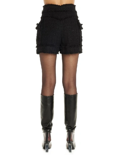 Shop Balmain Shorts In Black