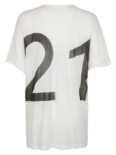 Shop N°21 Short Sleeve T-shirt In Bianco/nero