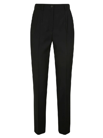 Shop Dolce & Gabbana Pleated Trousers In Black