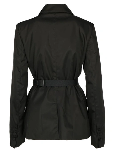 Shop Prada Jacket In Nero