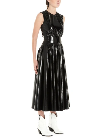 Shop Msgm Dress In Black