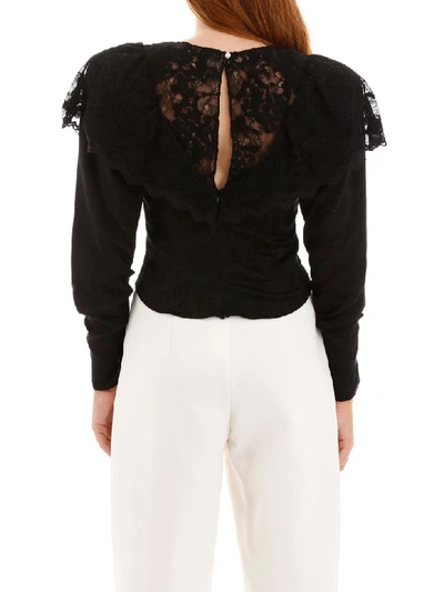 Shop Magda Butrym Alkaamar Blouse In Black (black)